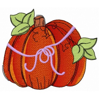 Pumpkin 2 embroidery design - Embroidery Design