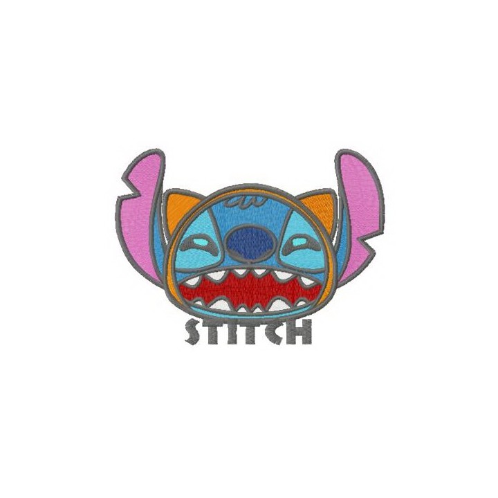 Stitch the bat embroidery design - Embroidery Design