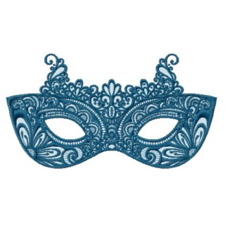 Mask 8 embroidery design - Embroidery Design