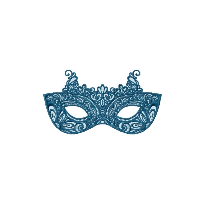 Mask 8 embroidery design - Embroidery Design