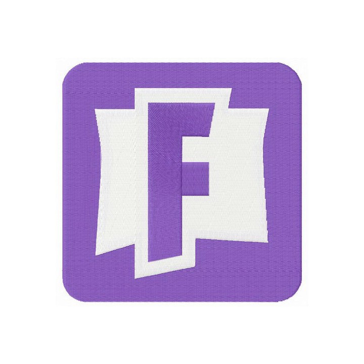 Fortnite alternative logo embroidery design - Embroidery Design