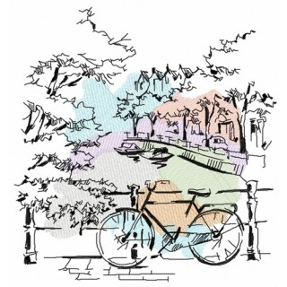 Amsterdam Netherlands 2 embroidery design - Embroidery Design