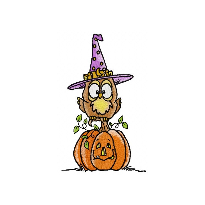 Haunted Harvest embroidery design - Embroidery Design
