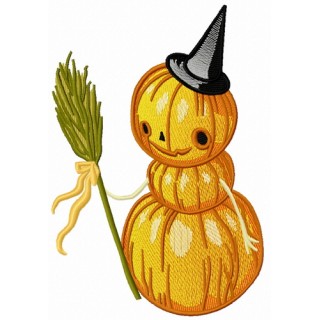 Pumpkin scarecrow 2 embroidery design - Embroidery Design