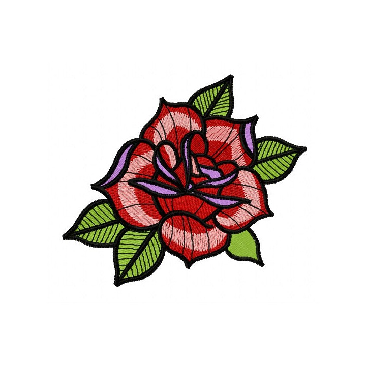 Rose 6 embroidery design - Embroidery Design