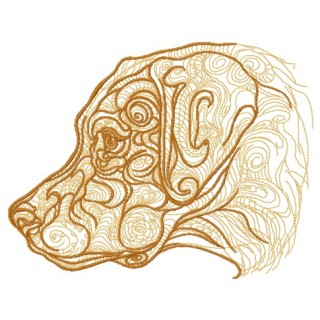 Labrador 2 embroidery design - Embroidery Design