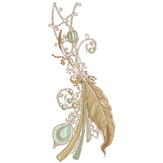 Romantic composition embroidery design - Embroidery Design