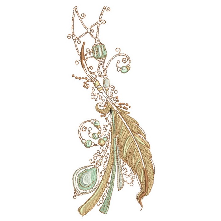 Romantic composition embroidery design - Embroidery Design