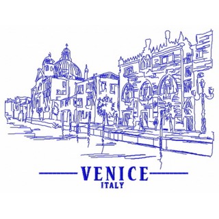 Venice Italy 2 embroidery design - Embroidery Design