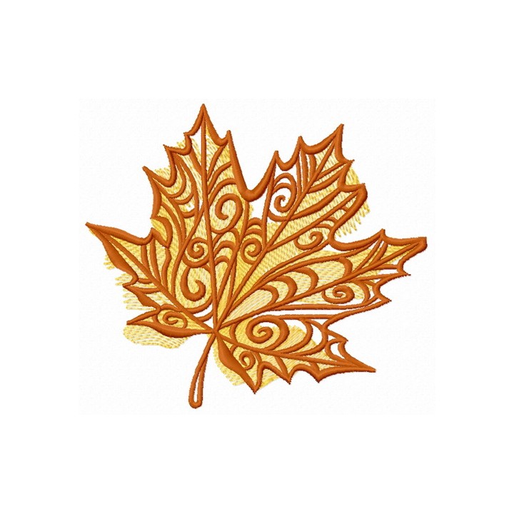 Maple leaf 2 embroidery design - Embroidery Design