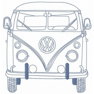 My Volkswagen Van embroidery design - Embroidery Design