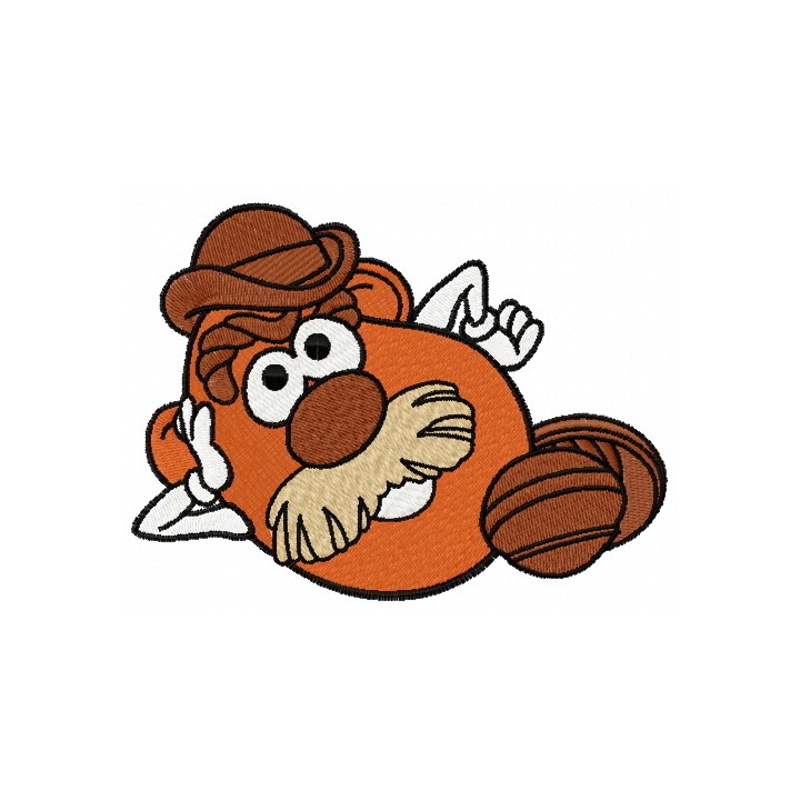 Mr. Potato Head 2 embroidery design - Embroidery Design