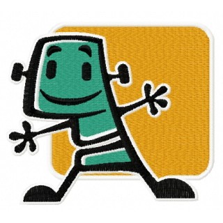 Robot embroidery design - Embroidery Design