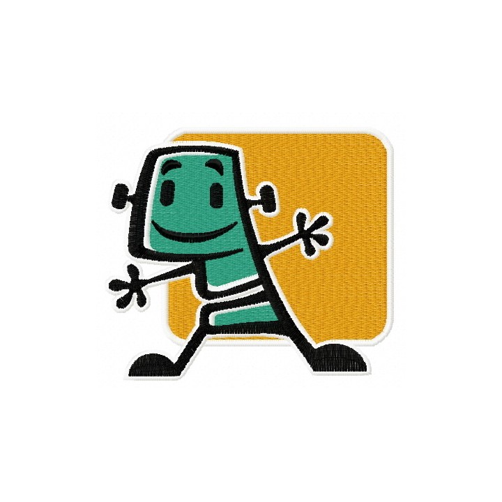 Robot embroidery design - Embroidery Design
