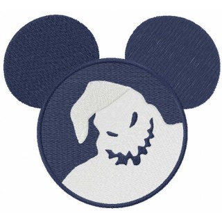 Mickey Mouse ghost embroidery design - Embroidery Design