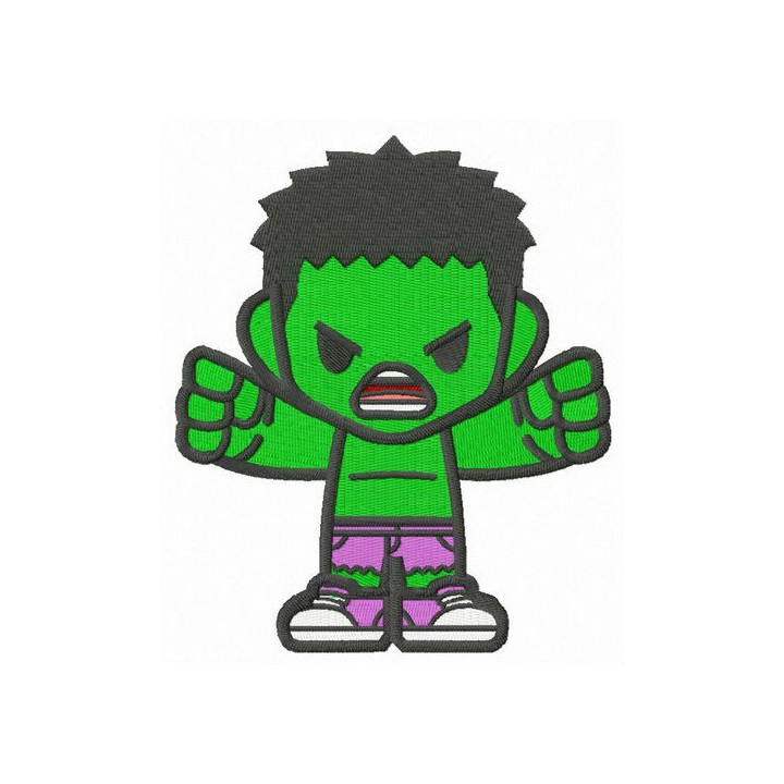 Teen Hulk embroidery design - Embroidery Design