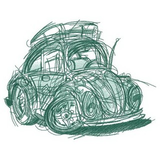 Car breakdown embroidery design - Embroidery Design