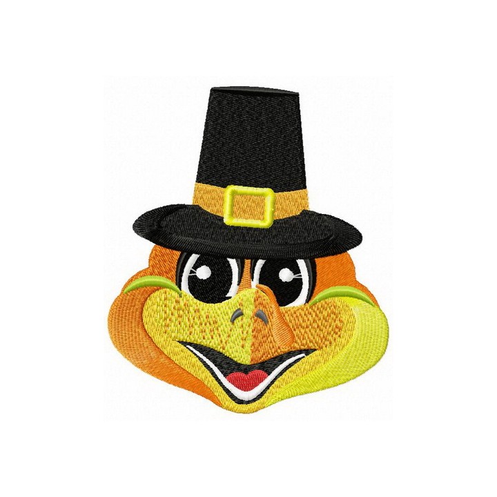 Mr. Turkey embroidery design - Embroidery Design