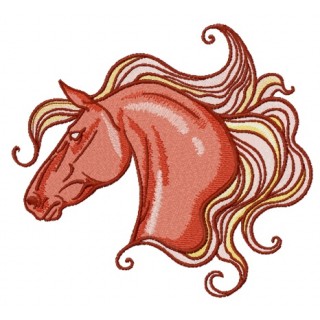 Mettlesome horse 2 embroidery design - Embroidery Design