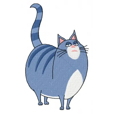 Chloe embroidery design from The Secret Life of Pets, showcasing a charming stitched motif for crafting projects.