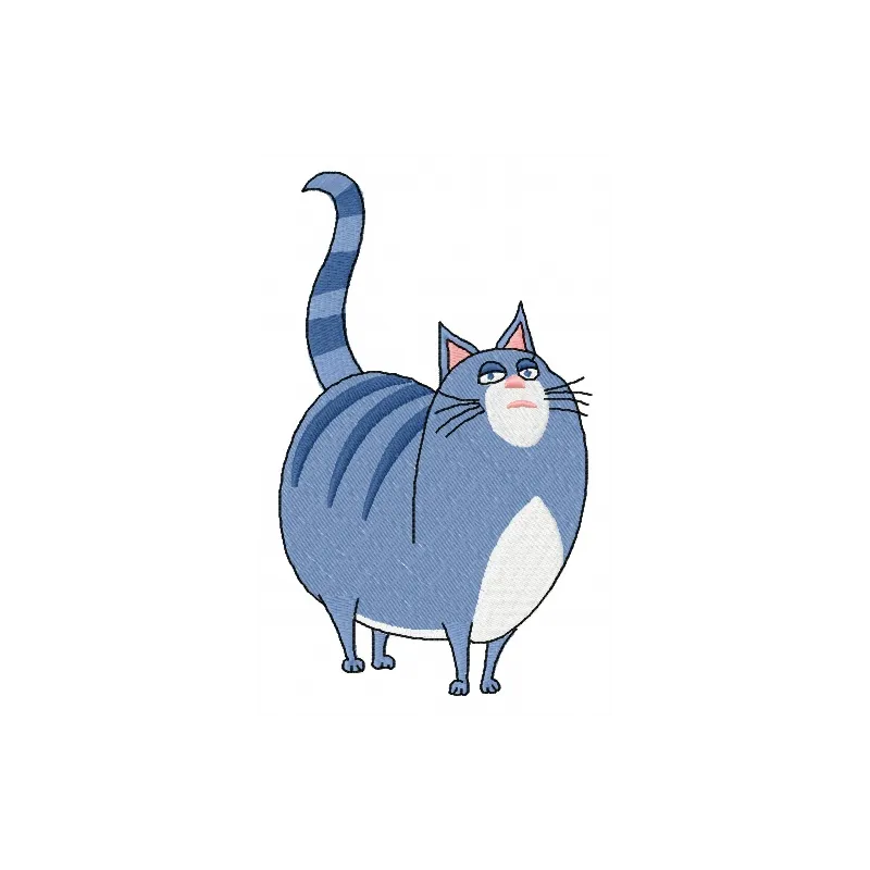 Chloe embroidery design from The Secret Life of Pets, showcasing a charming stitched motif for crafting projects.