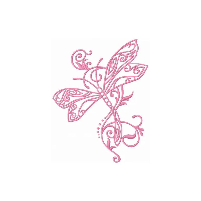 Fancy dragonfly 4 embroidery design preview showcasing intricate stitching patterns for creative projects.