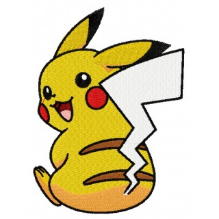 Pikachu 6 embroidery design - Embroidery Design