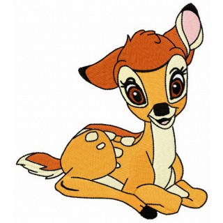 Take a rest, little Bambi embroidery design - Embroidery Design