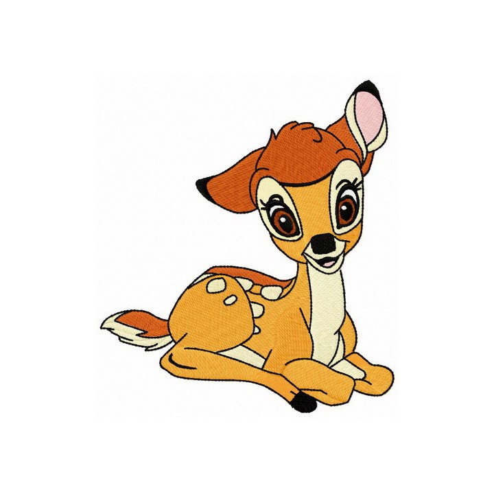 Take a rest, little Bambi embroidery design - Embroidery Design