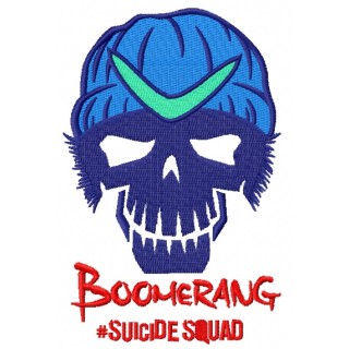 Suicide Squad Boomerang embroidery design - Embroidery Design