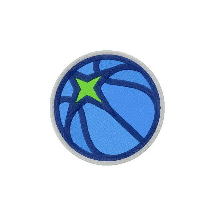 Minnesota Timberwolves alternative logo embroidery design - Embroidery Design