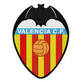 Valencia CF logo embroidery design - Embroidery Design