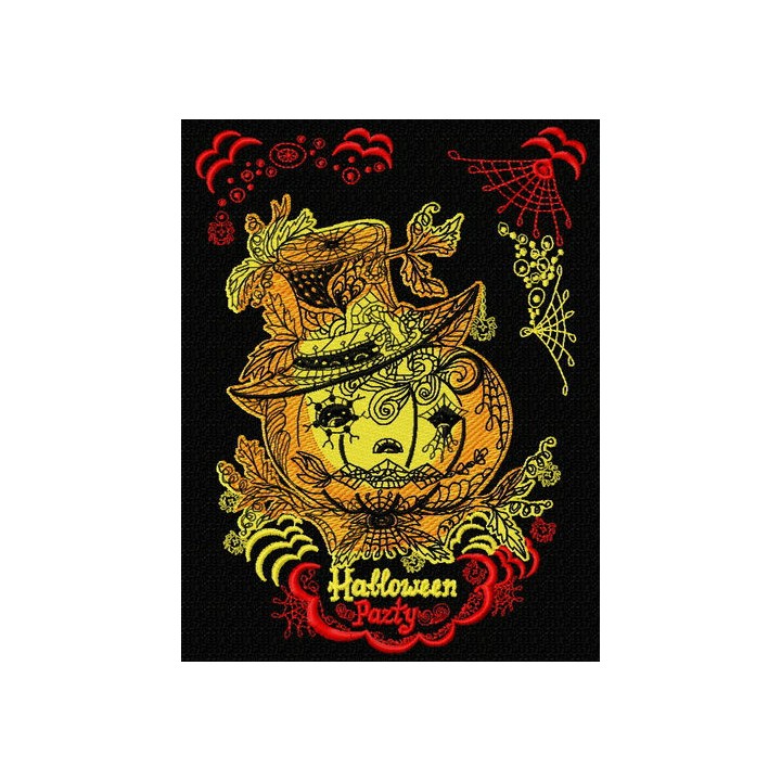 Halloween party embroidery design - Embroidery Design