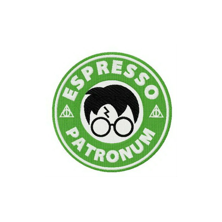 Espresso patronum embroidery design - Embroidery Design