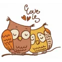 Sleepy owls embroidery design featuring adorable owl motifs, perfect for stitching on baby onesies or pillows.