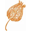 Physalis 4 embroidery design featuring intricate floral motifs, ideal for embellishing t-shirts and tote bags.