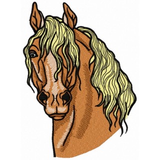 Steppe horse 3 embroidery design - Embroidery Design