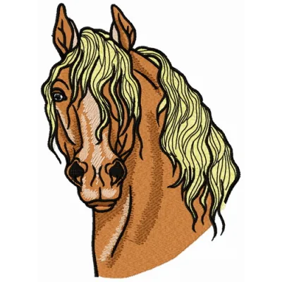 Preview of Steppe Horse 3 embroidery design featuring a majestic horse motif for stitching on various items.