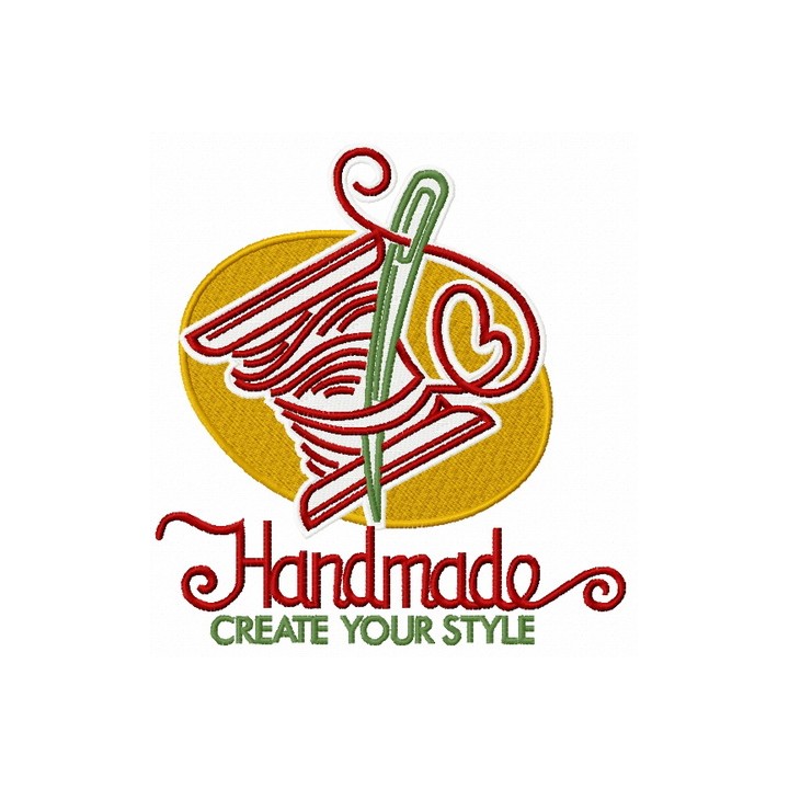 Handmade Create your style 7 embroidery design - Embroidery Design