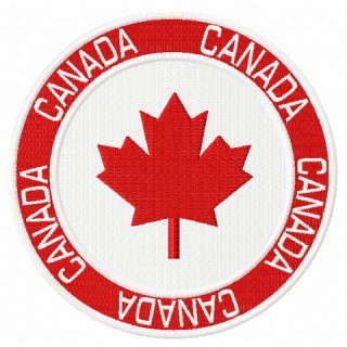 Canada badge embroidery design - Embroidery Design