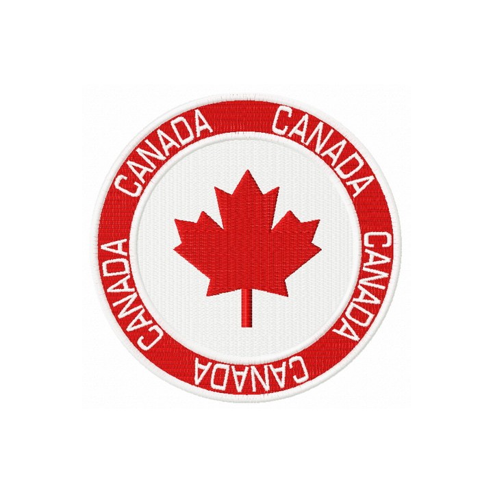 Canada badge embroidery design - Embroidery Design