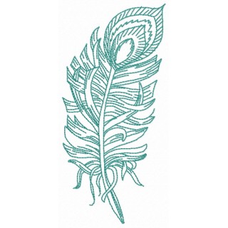 Feather 44 embroidery design - Embroidery Design