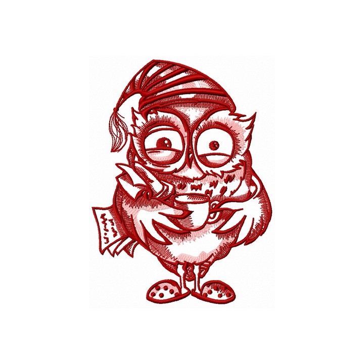 Monday morning 2 embroidery design - Embroidery Design