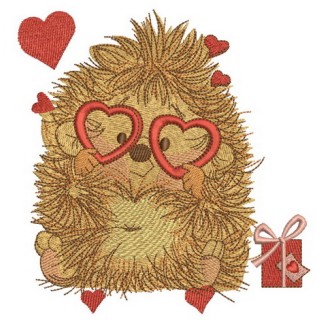 My prickly Valentine 2 embroidery design - Embroidery Design