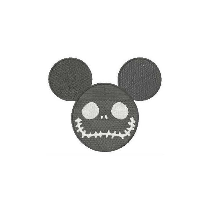 Mickey Mouse Halloween horror embroidery design - Embroidery Design