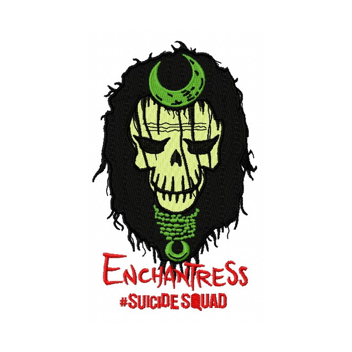 Suicide Squad Enchantress embroidery design - Embroidery Design