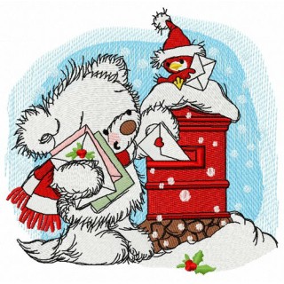 Letter for Santa embroidery design - Embroidery Design