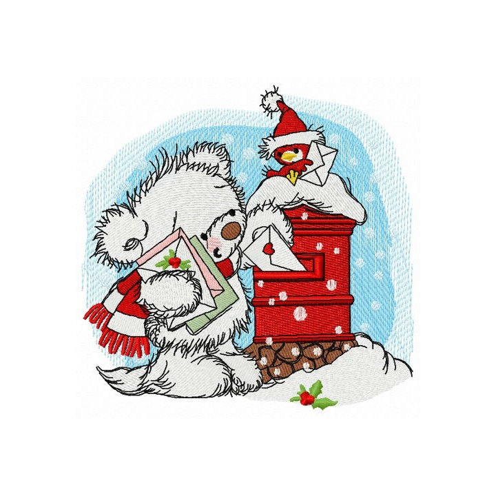 Letter for Santa embroidery design - Embroidery Design