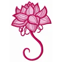 Preview of the Fragile Flower 10 embroidery design, featuring intricate floral motifs for stitching on various fabrics.