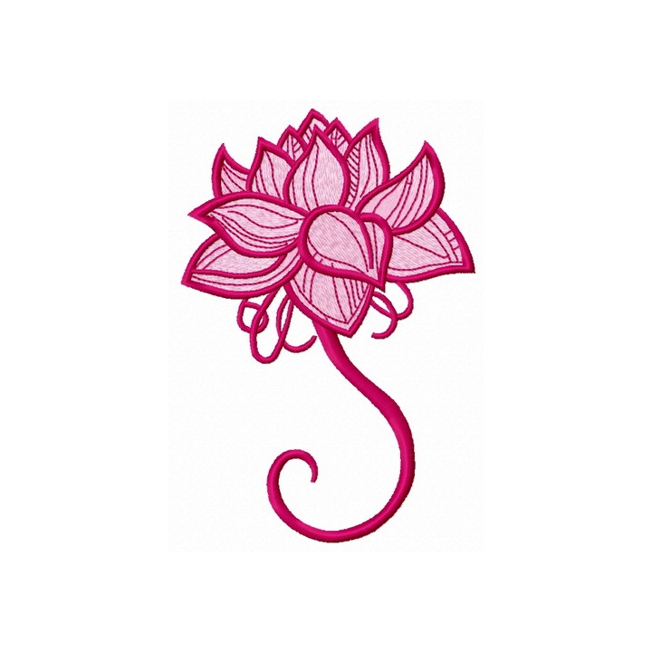 Fragile flower 10 embroidery design - Embroidery Design